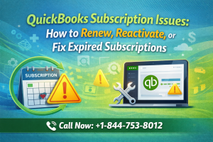 QuickBooks subscription issues