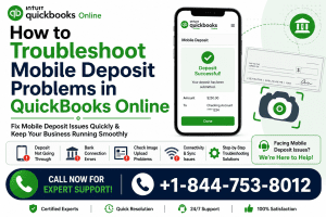 QuickBooks Online Mobile Deposit Not Working